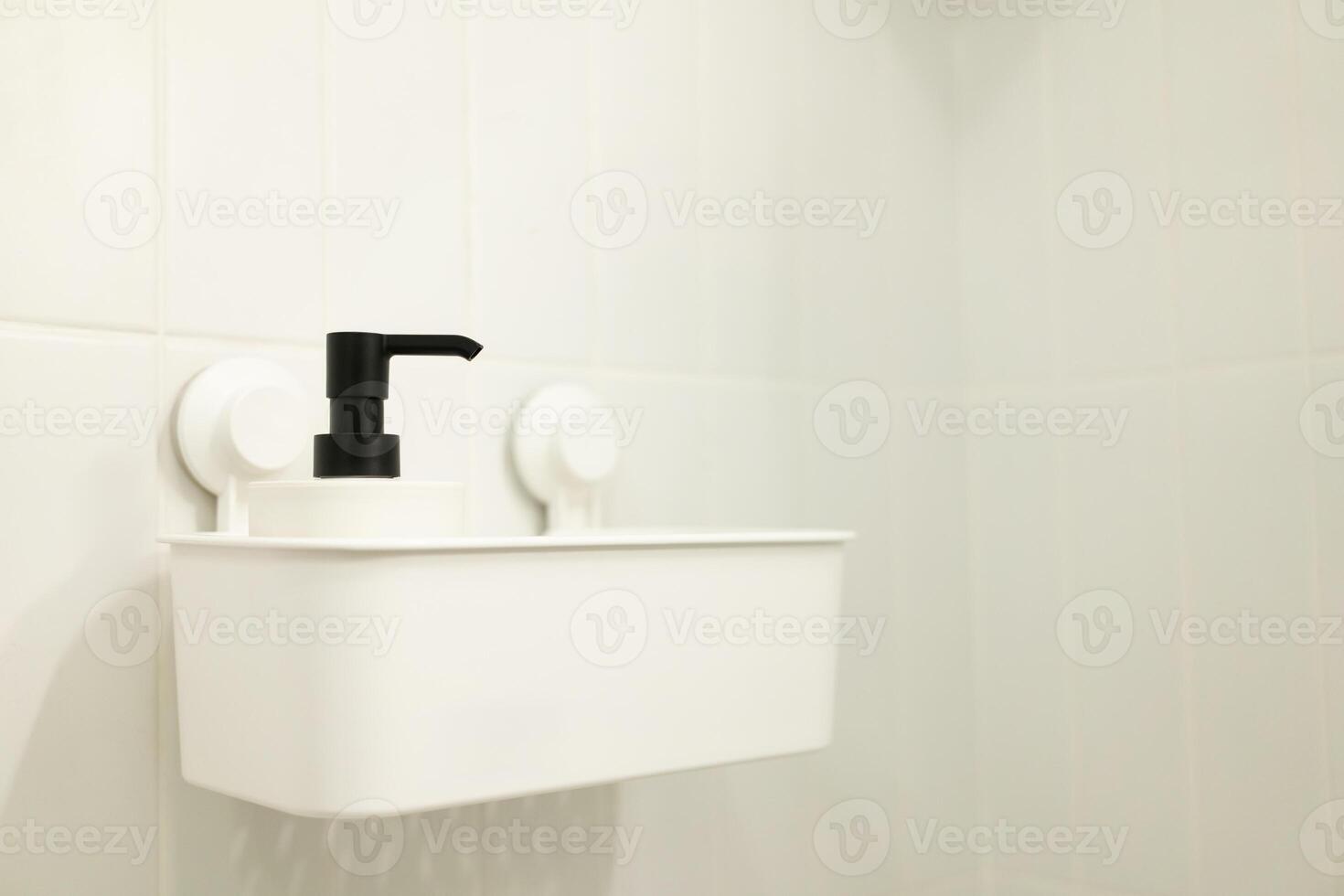 Refill to reduce plastic waste. soap or shampoo for refill. plastic bottles for refill liquid soap, shampoo and other products. Zero waste. photo