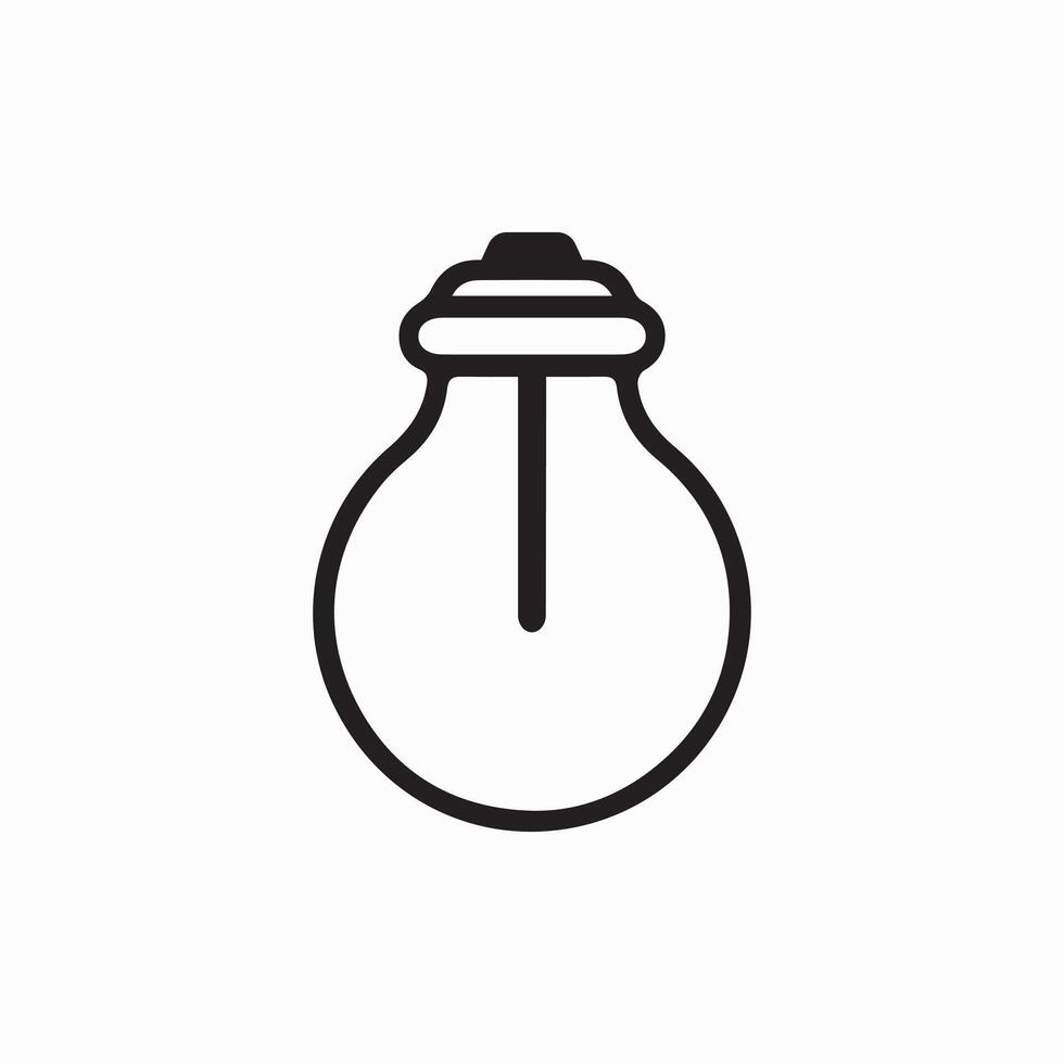 Light Bulb Icon Illustrations vector