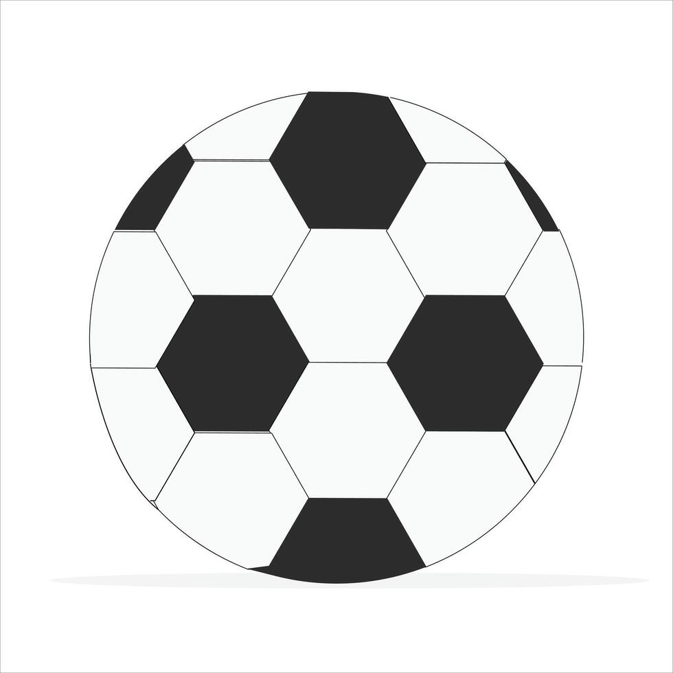 Soccer ball illustration vector