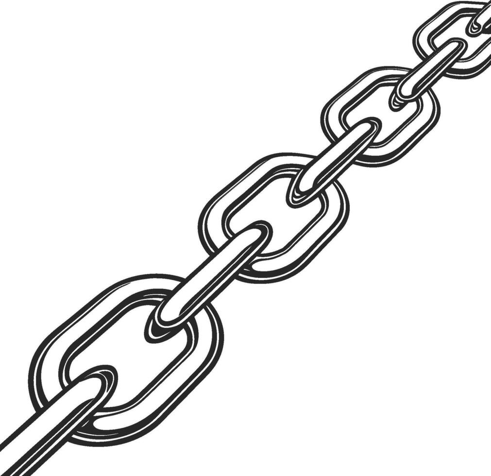 Chain link , vector
