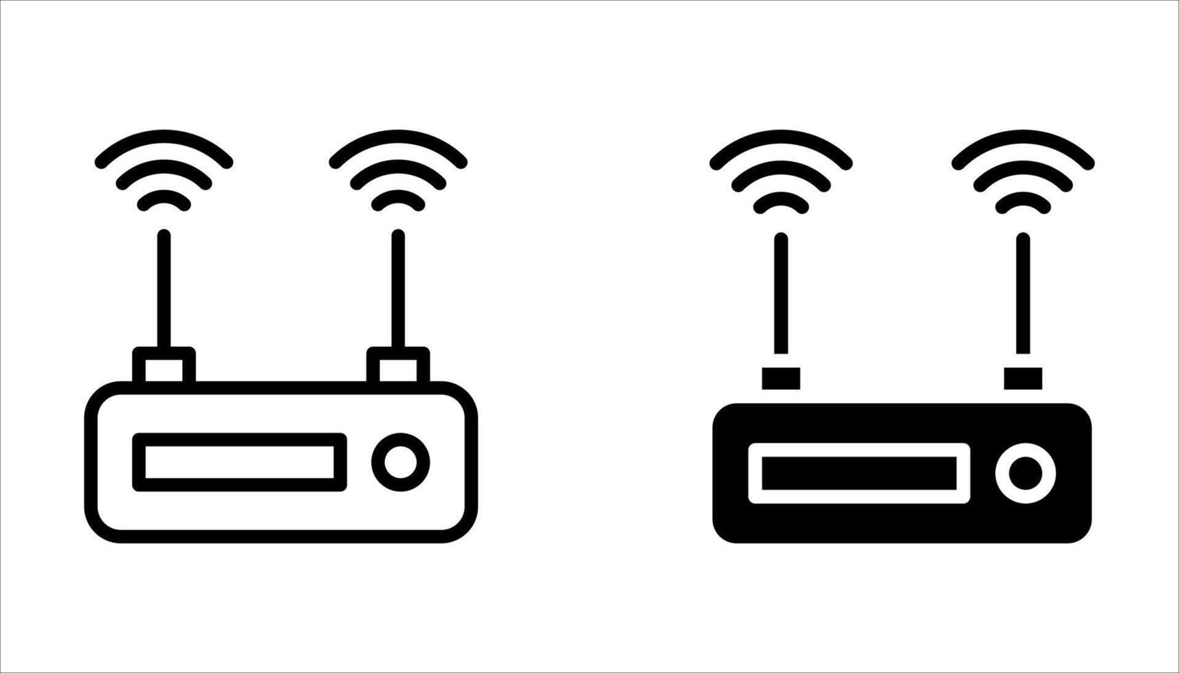 wifi icon set vector