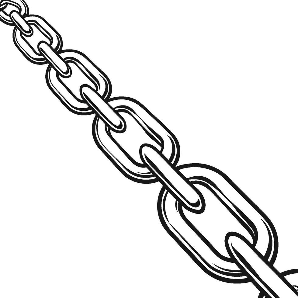 Chain link , art vector