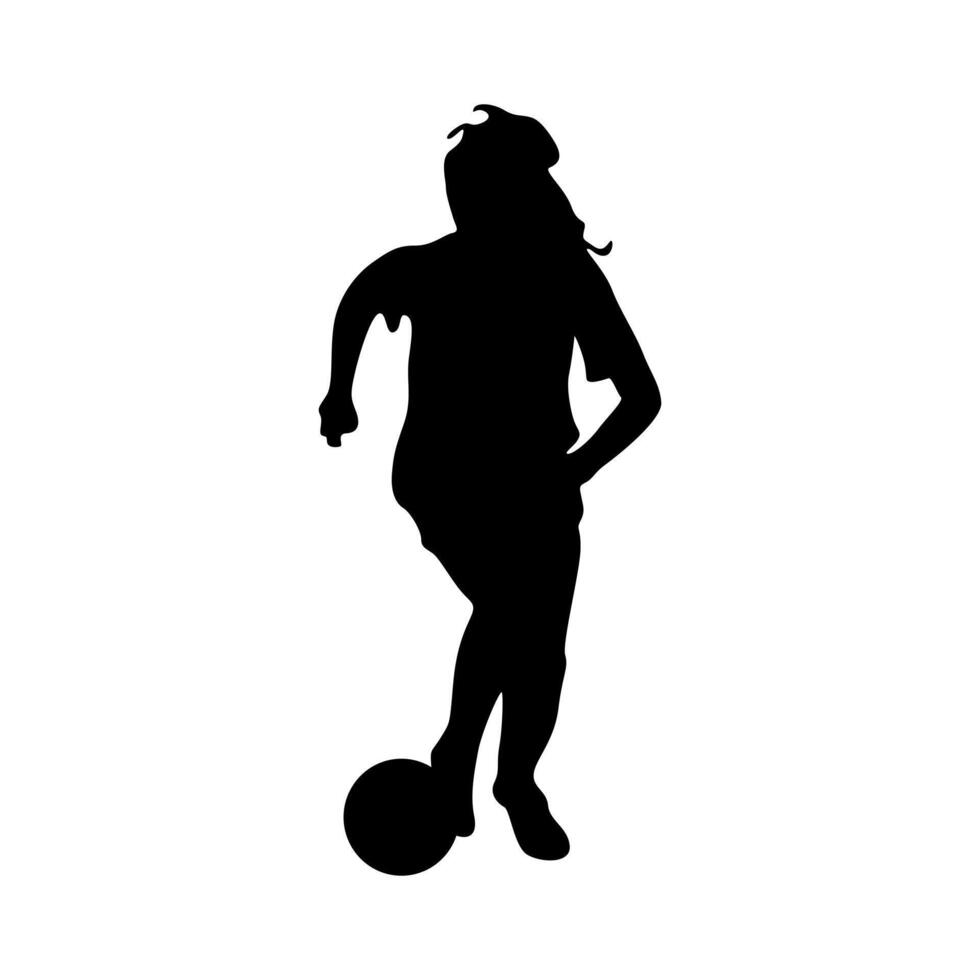 Soccer, group of football vector