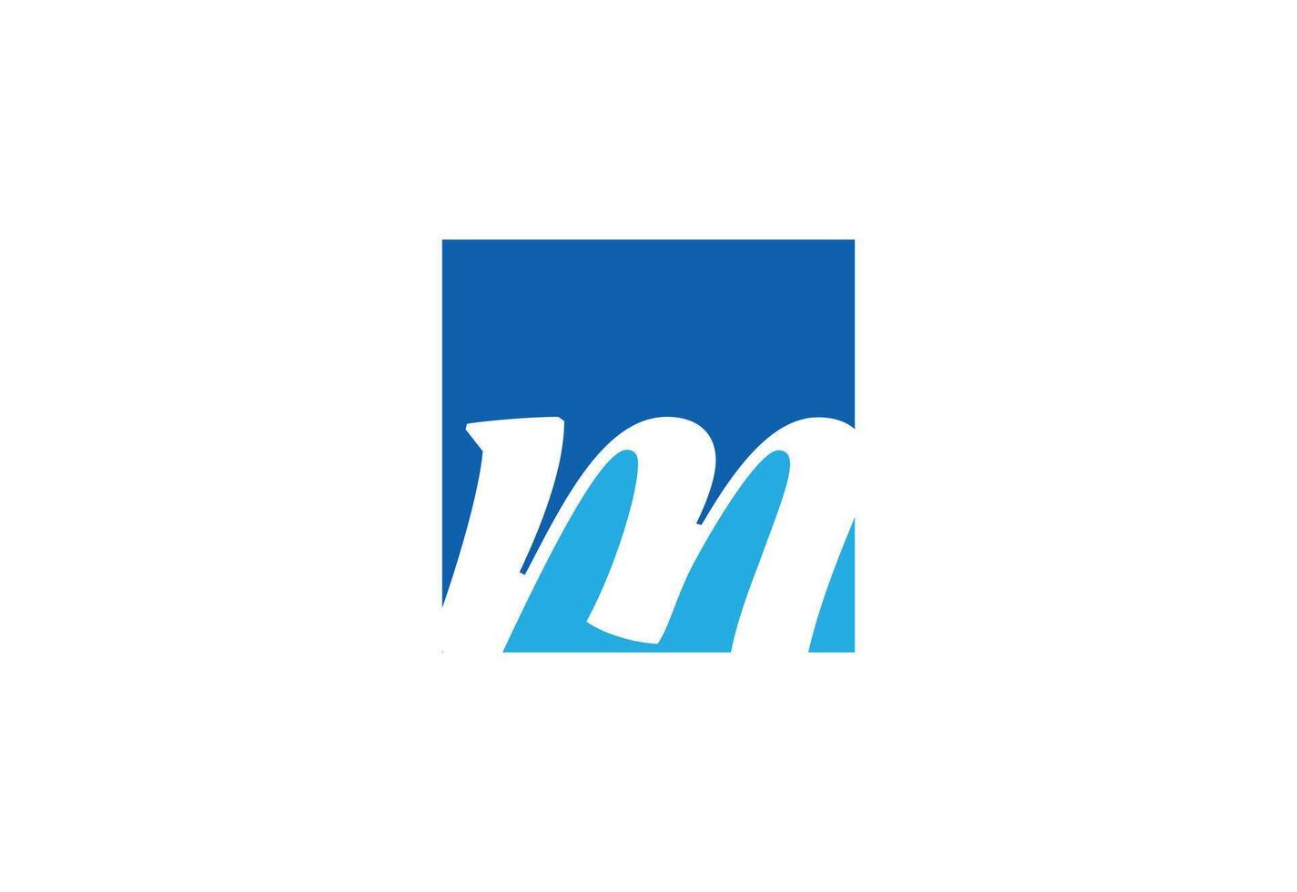 Abstract letter M logo design, Creative logo idea sign. design Concept vector