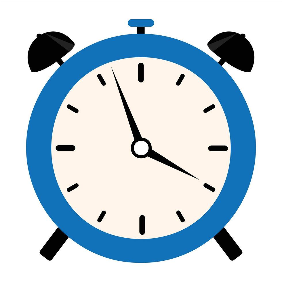 Alarm clock illustration isolated on a white background vector
