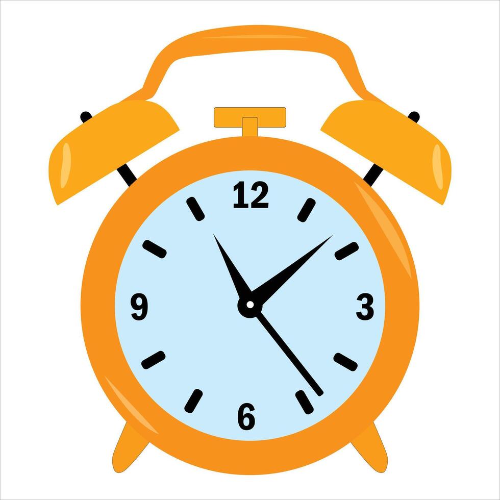 ALARM CLOCK ICON Illustration vector