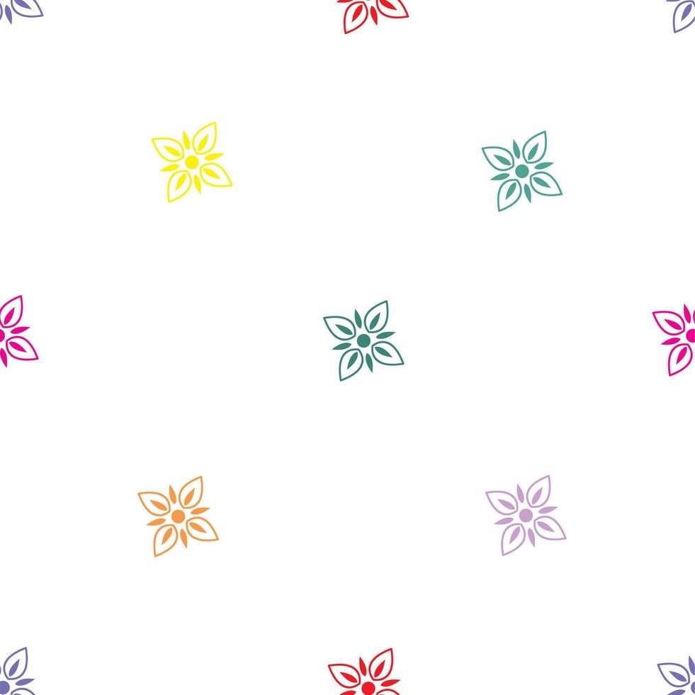 Stylish seamless floral pattern with modern botanical designs. Perfect for fashion prints, textile design, digital wallpapers, and branding. vector