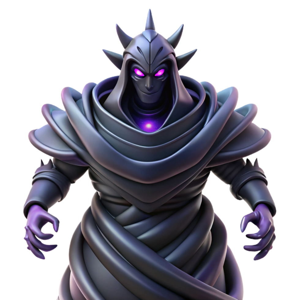 beautiful classic wonderful minimalist magnificent vintage Dark Sorcerer 3D Render authentic high resolution high quality png