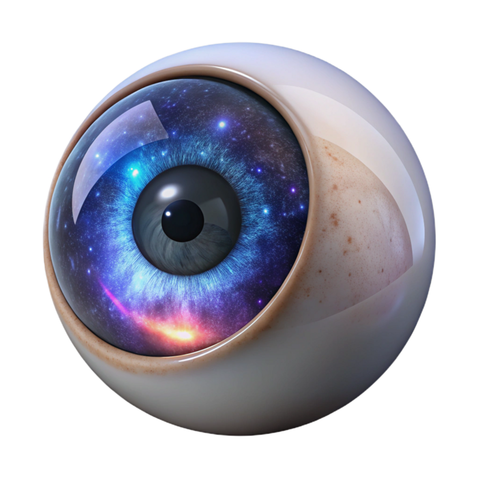 vibrant artistic extraordinary abstract dramatic classic Cosmic Eye 3D Render high quality high quality detailed png