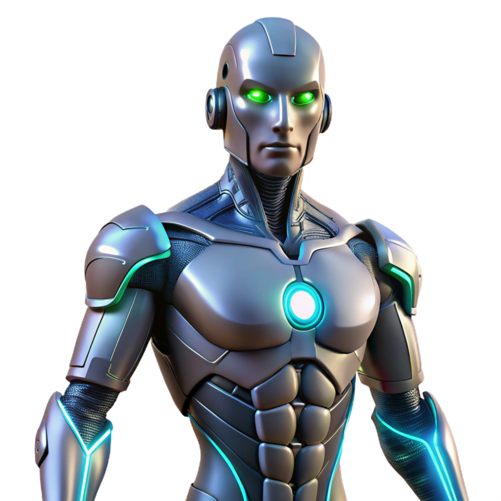 extraordinary rustic magnificent abstract Advanced Robot 3D Render professional authentic png