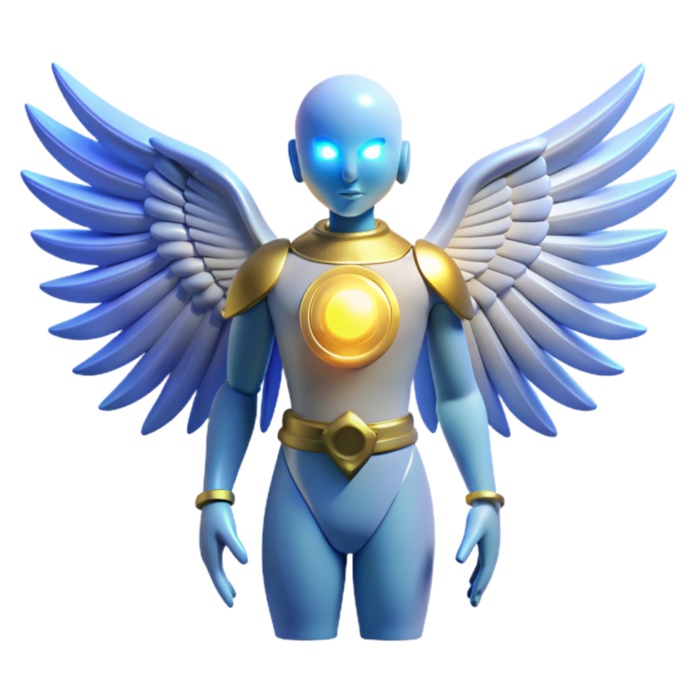 stunning rustic impressive classic Angelic 3D Render, Celestial Being high resolution high quality png