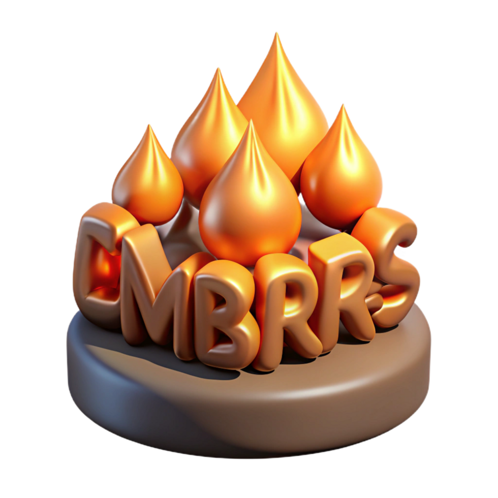 vibrant vintage dramatic rustic 3D Ember Illustration exclusive authentic png