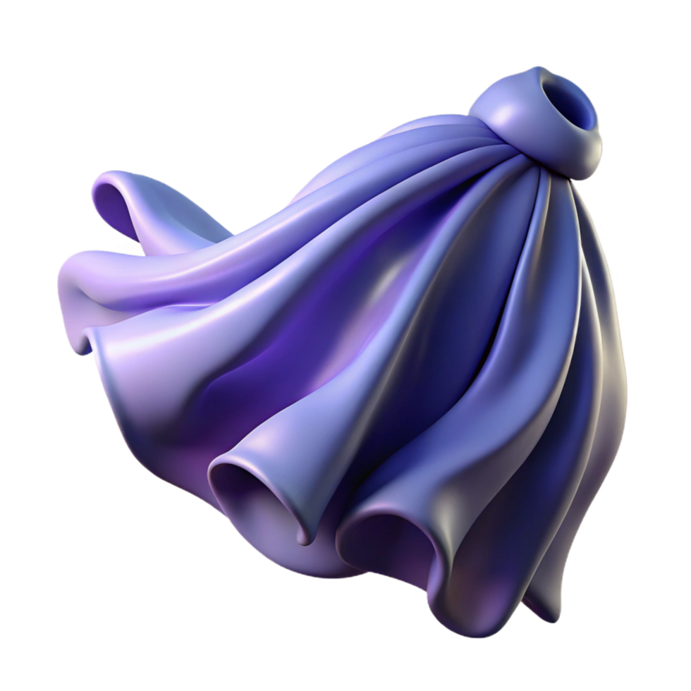 beautiful classic beautiful classic Purple Draped 3D Render detailed high quality png