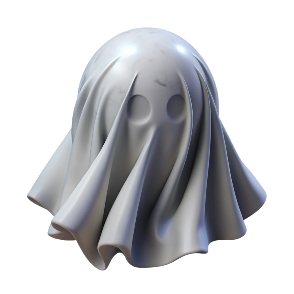 elegant modern beautiful modern Marble Ghost 3D Render high resolution authentic png