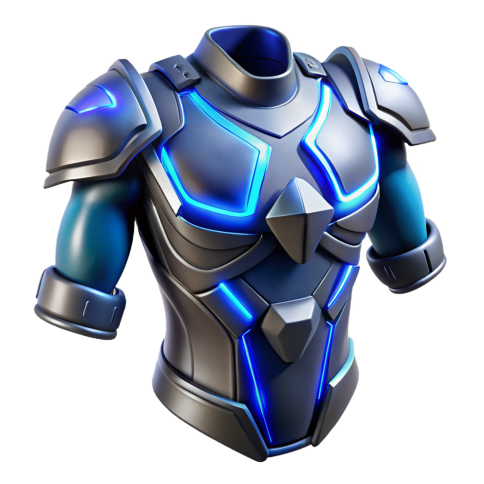 magnificent traditional elegant classic Futuristic 3D Armor Illustration original high resolution png