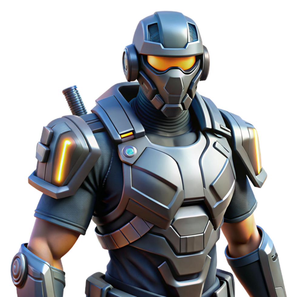 wonderful traditional dramatic contemporary Futuristic Combat Armor 3D Render genuine genuine png