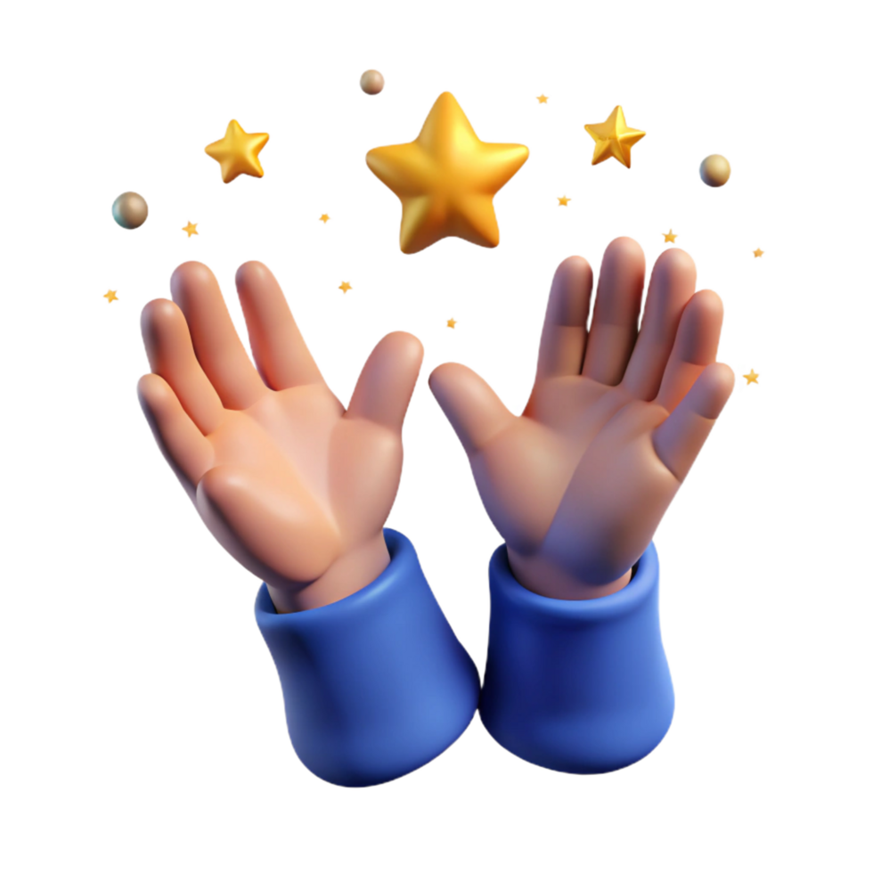 impressive modern 3D Render Reaching for Stars exclusive png