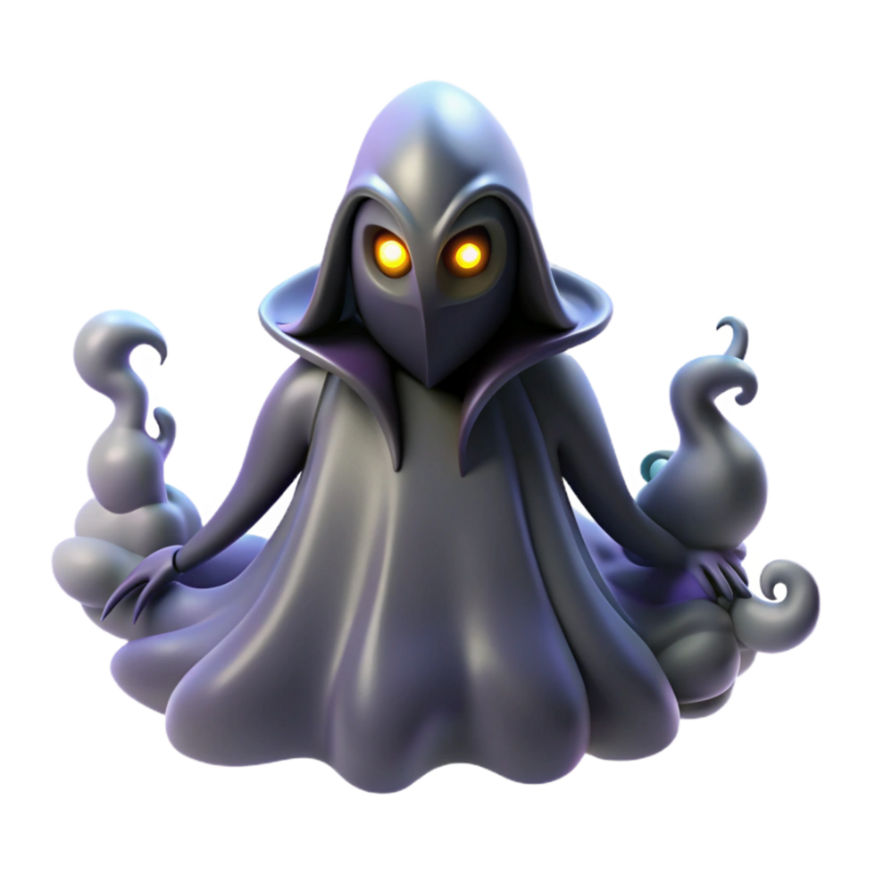impressive artistic 3D Render Ghost Illustration genuine png