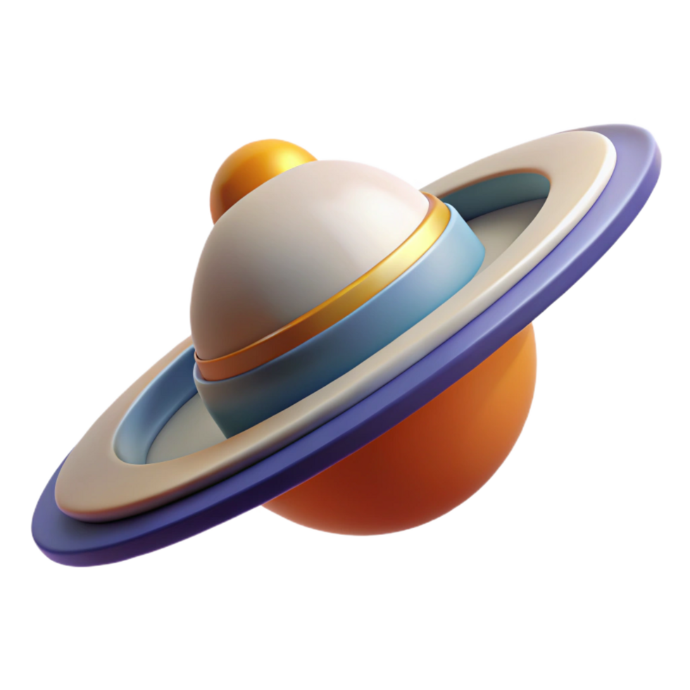 elegant creative Abstract 3D Planet Illustration authentic png