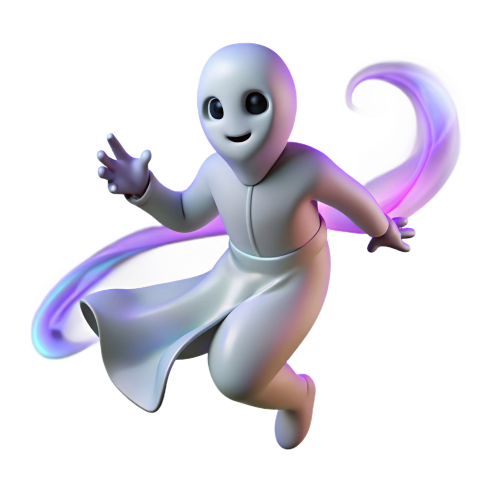magnificent traditional 3D Render Whimsical Floating Figure high quality png