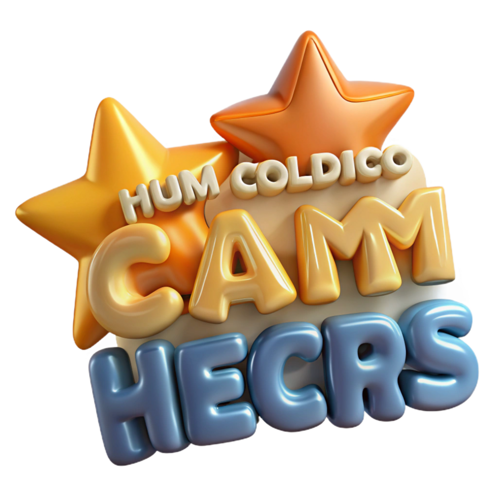 extraordinary rustic 3D Render Colorful Stars and Words authentic png