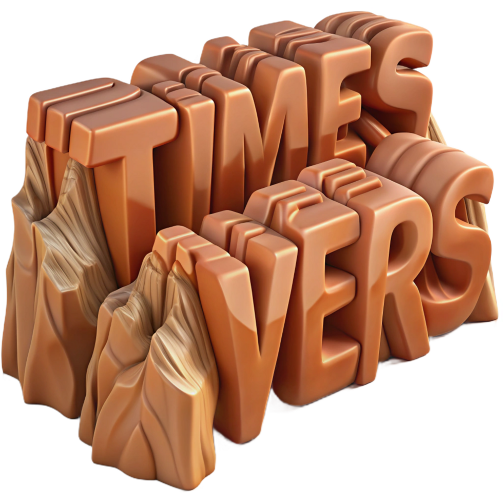 magnificent contemporary 3D Textured Times Rivers Abstract Background professional png