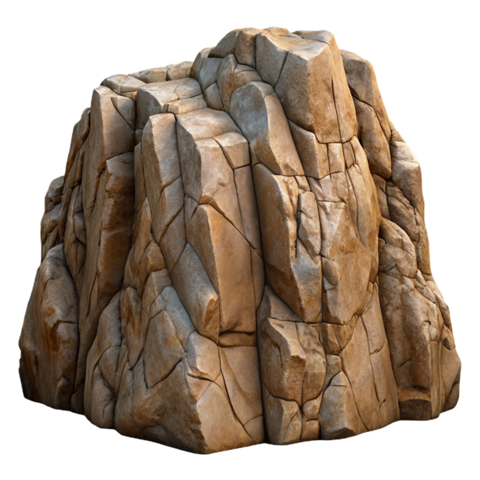 beautiful artistic Rocky Mountain Cliff Face Transparent Background high resolution png