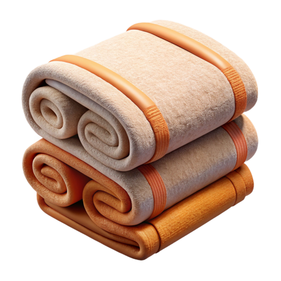 vibrant abstract Bathroom Towels Folded White Transparent Background genuine png
