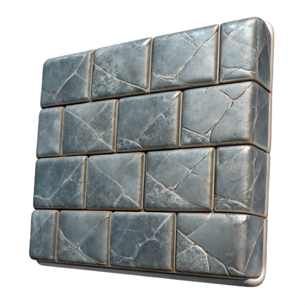 dramatic contemporary Gray Tile Backsplash Top View Transparent Background original png