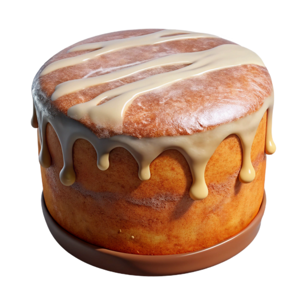 vibrant minimalist Low Angle Shot of a Cake Isolated on Transparent Background 4K png