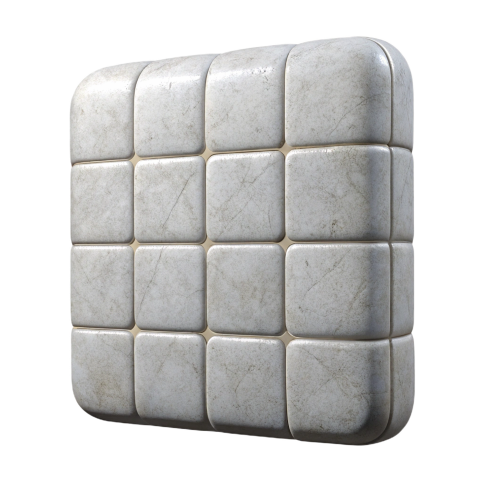 dramatic contemporary Bathroom Tiles White Square Transparent Background professional png