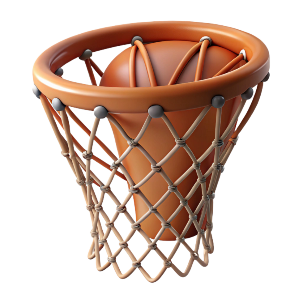 wonderful classic Basketball Hoop Net Detail Close Up Cutout Isolated authentic png