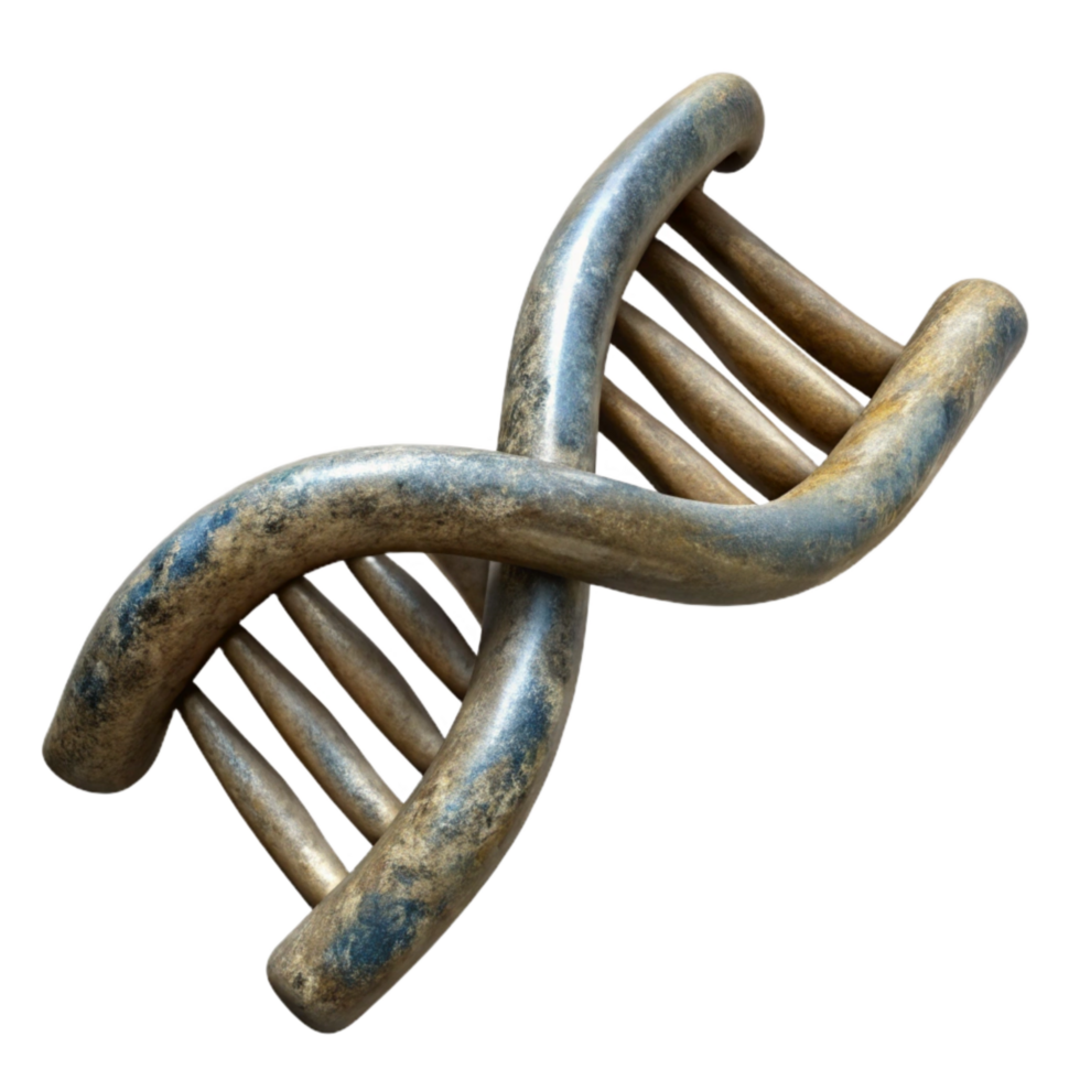 impressive rustic Dna Strand Double Helix Cutout Transparent Background exclusive png