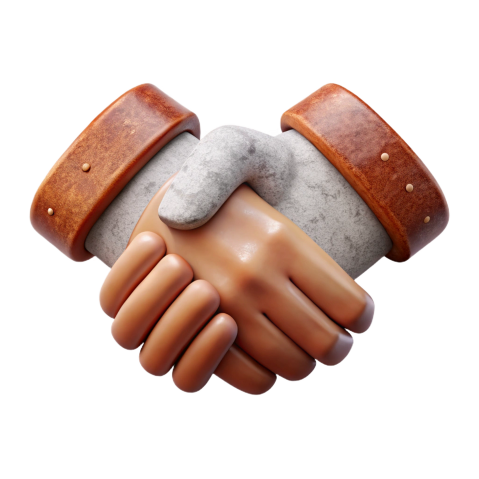 elegant vintage Handshake Icon Vintage Style Transparent Background high resolution png