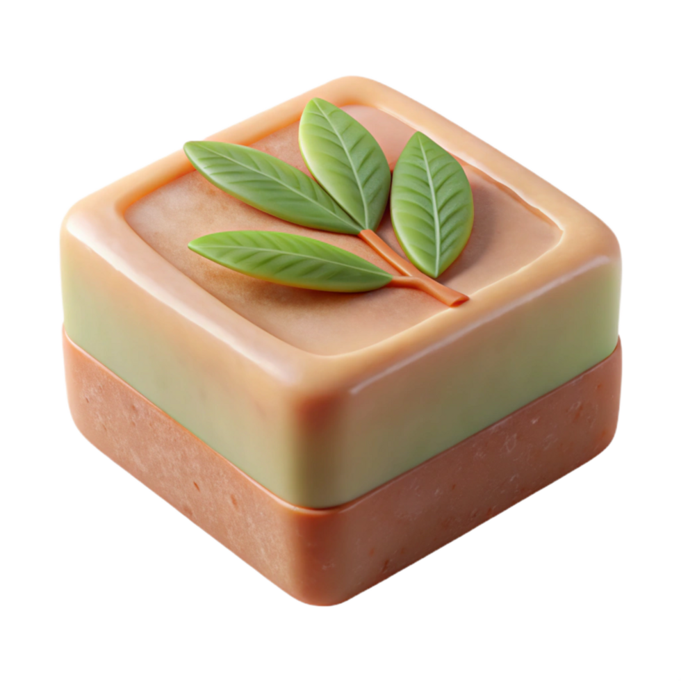 extraordinary traditional Handmade Soap with Herbal Scent Cutout with Soft Lighting detailed png