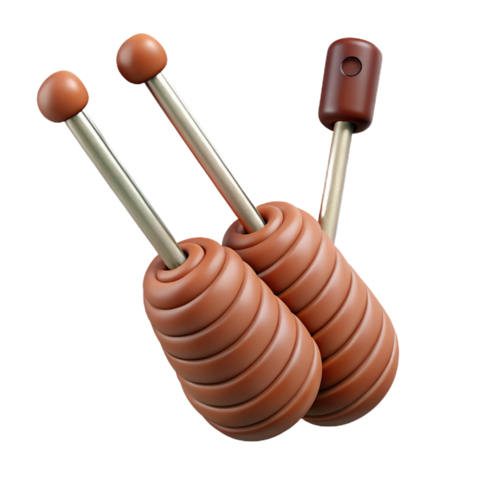 extraordinary vintage Set of Crochet Needles with Ergonomic Handles Isolated Element high resolution png