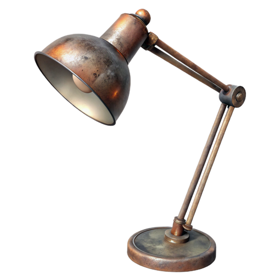 beautiful minimalist Metal Floor Lamp with Adjustable Arm Cutout Element professional png