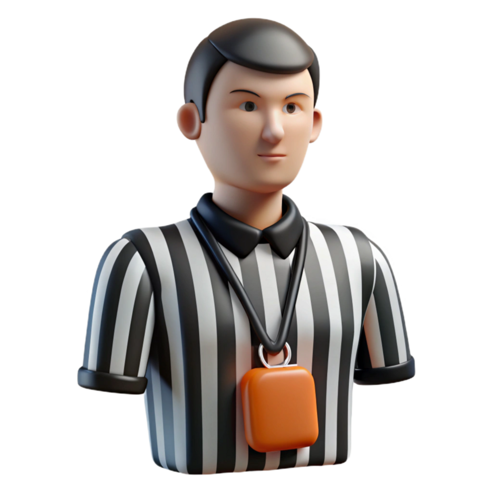 elegant traditional Referee Whistle Black Lanyard Attached Transparent 4K png