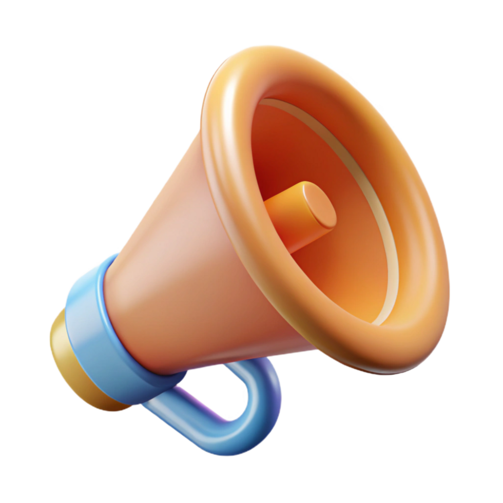stunning artistic Cheerleader Megaphone Handle Grip Detail Transparent Element high quality png