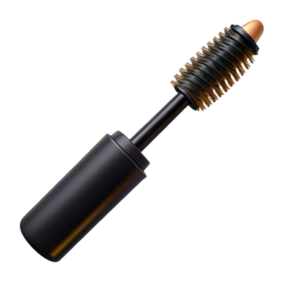 magnificent classic Black Mascara Wand Isolated Transparent Background high resolution png