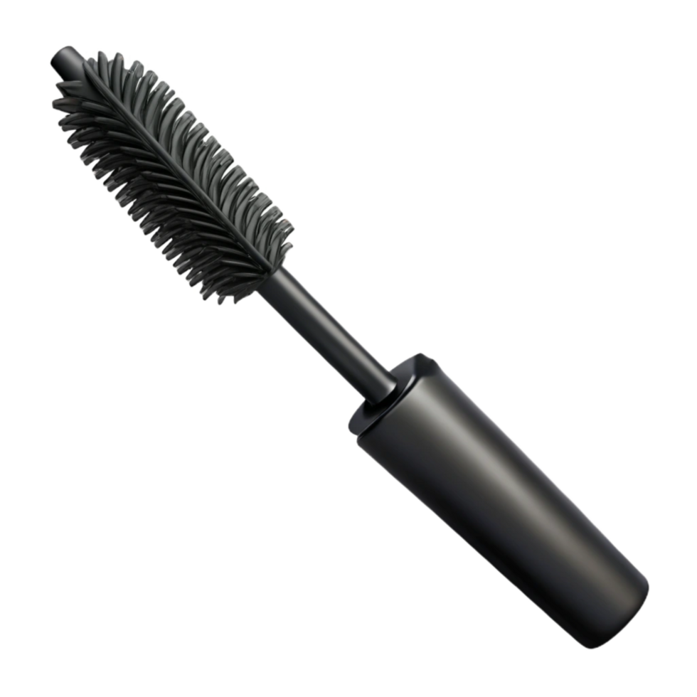 serene classic Black Mascara Wand Isolated Transparent Background authentic png
