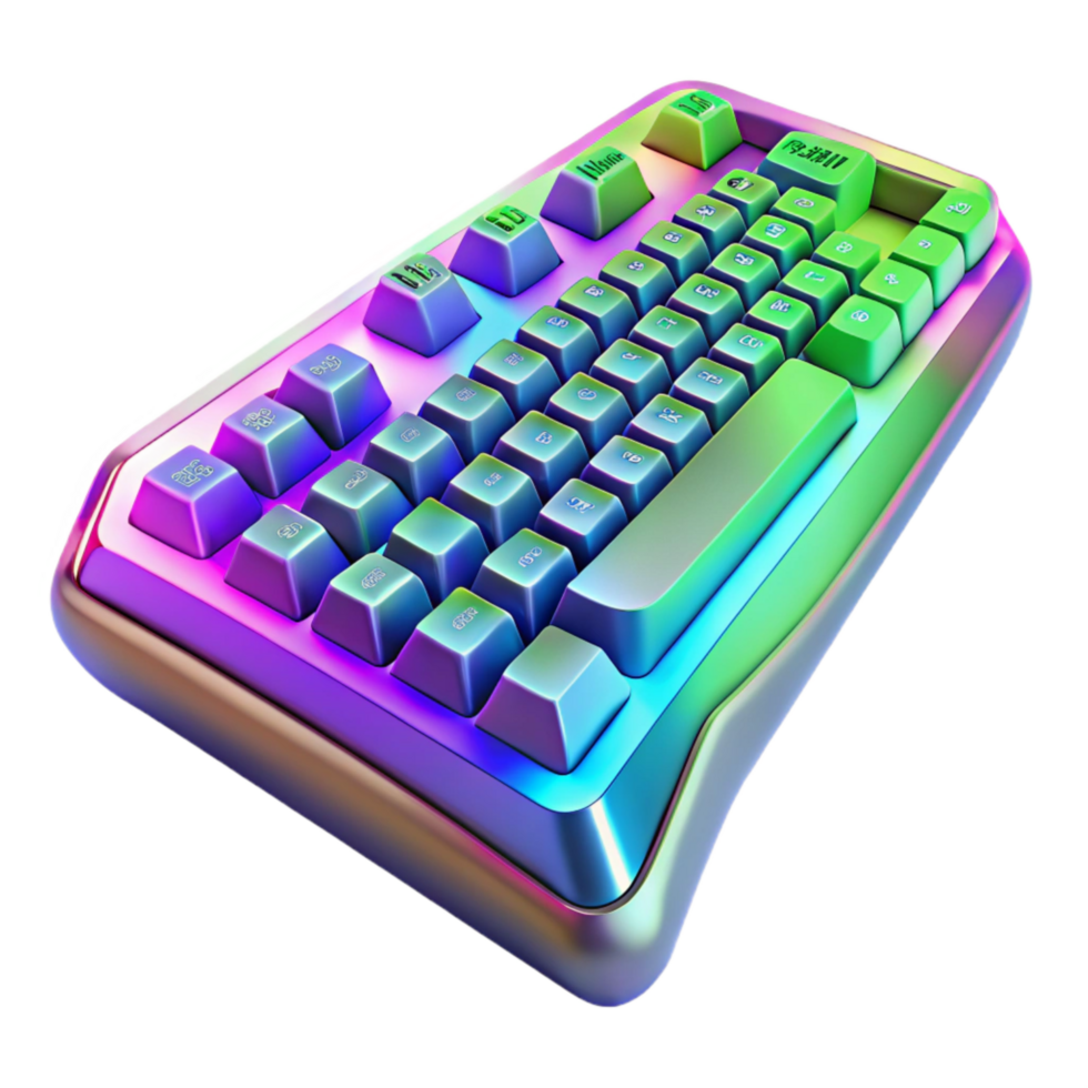 elegant classic Futuristic Ergonomic Mouse 3d Render high resolution png