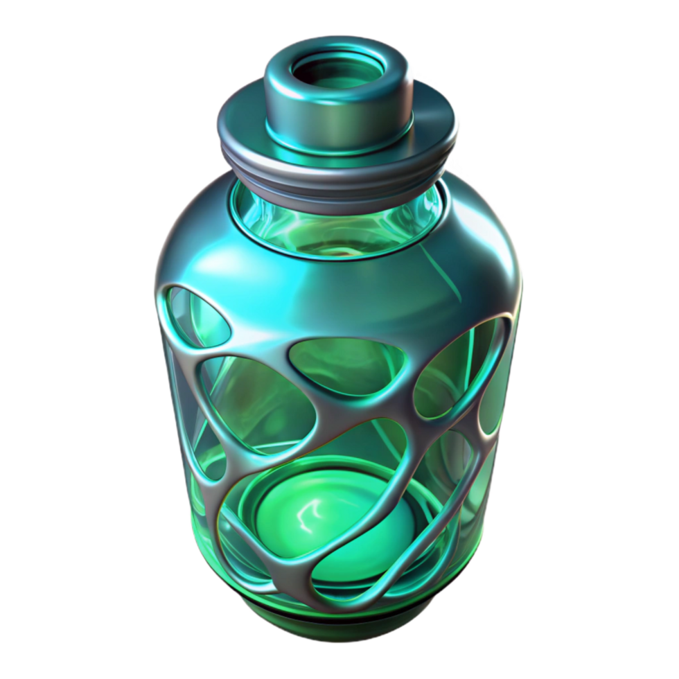 magnificent minimalist Create 3d Rendered Cutout of Futuristic, Transparent Glass Watering Can original png