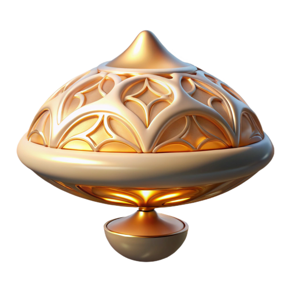 serene abstract Create 3d Rendered Cutout of Glossy, Pearlescent White Futuristic Levitating premium png
