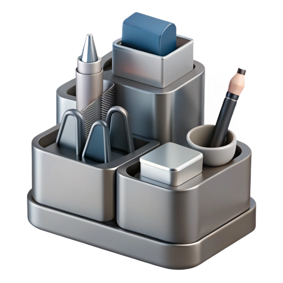 stunning abstract A 3d Rendered Cutout of Minimalist, Brushed Aluminum Desk Lamp high quality png