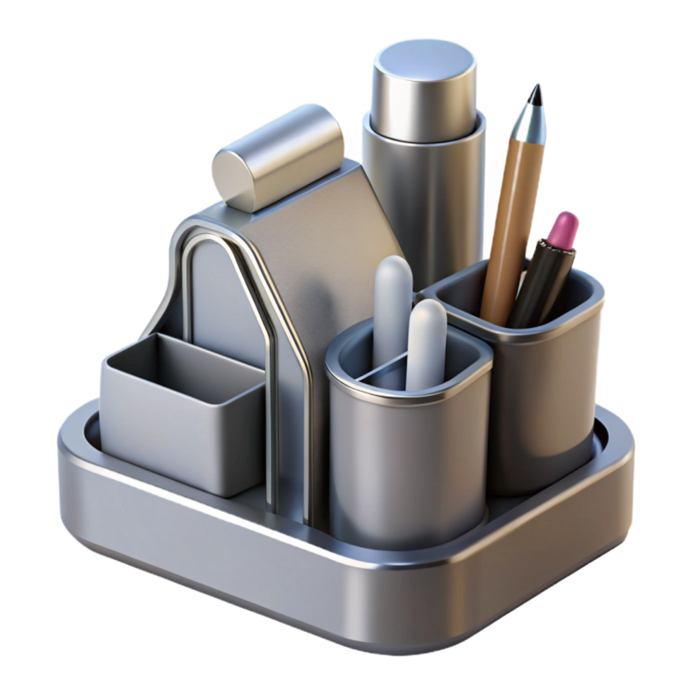 wonderful abstract A 3d Rendered Cutout of Minimalist, Brushed Aluminum Desk Lamp genuine png