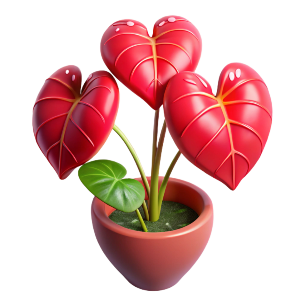 impressive vintage Holographic Heart 3d Render genuine png