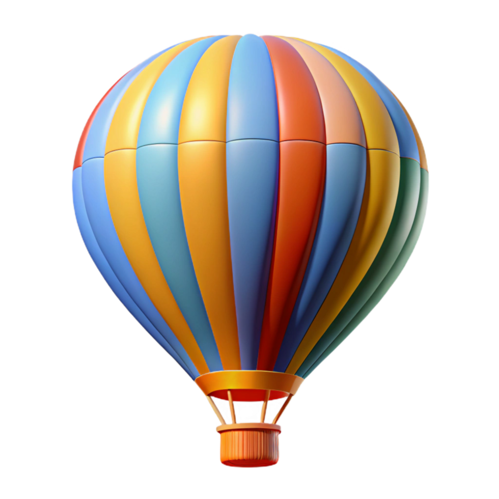 dramatic creative A Colorful Hot Air Balloon Inflated and Ready to Fly, high quality png