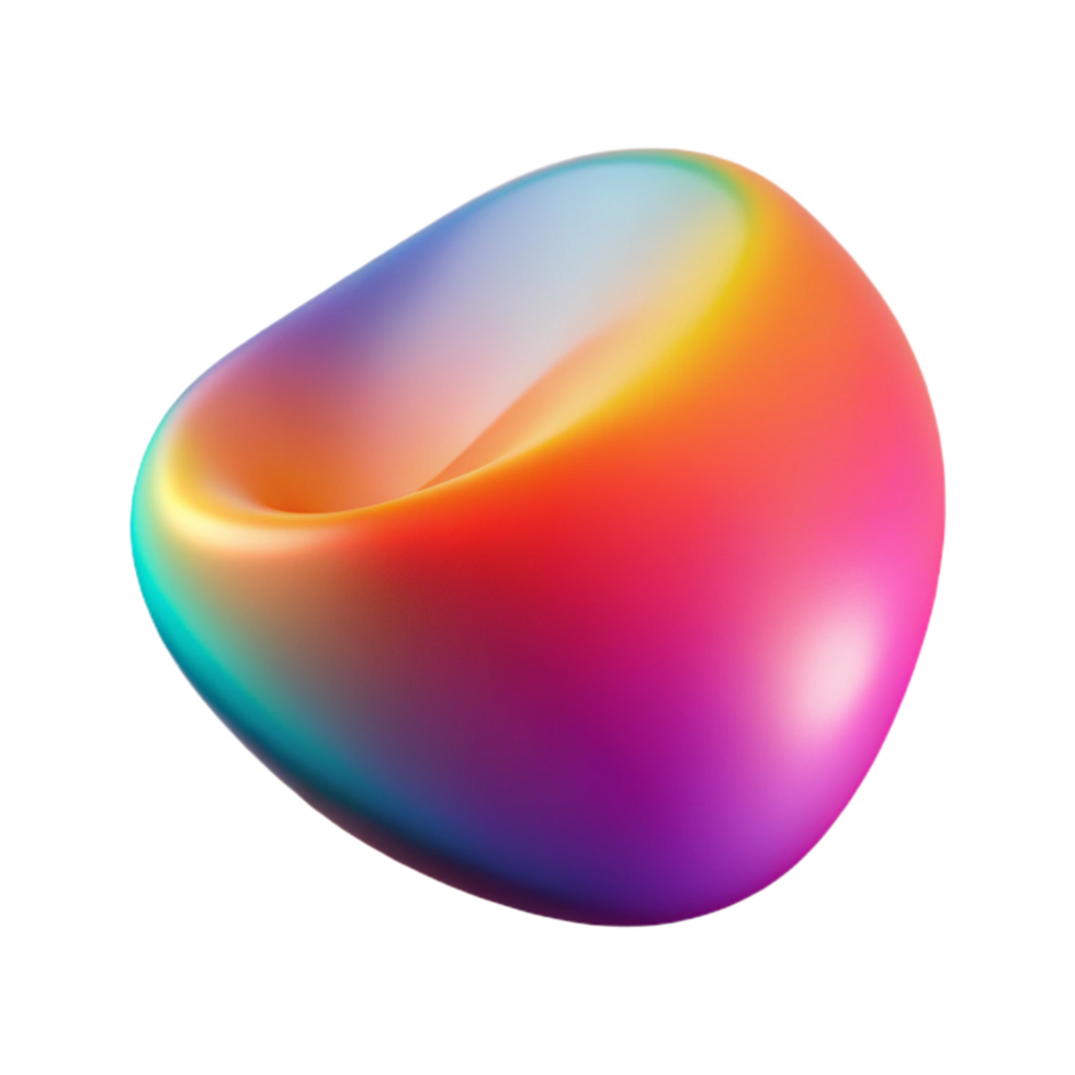 impressive contemporary Abstract Background Isolated with Colorful Gradient genuine png