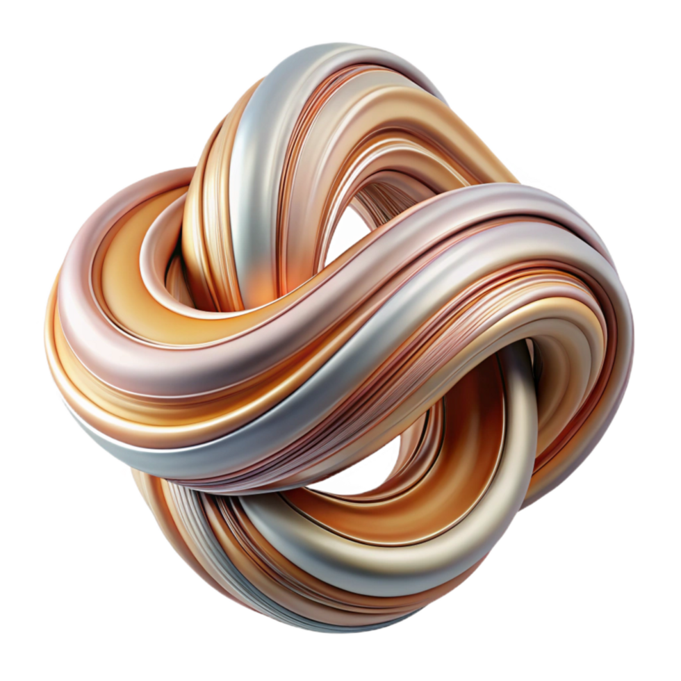 wonderful abstract Abstract Flowing Lines Design Isolated on Transparent Background high resolution png